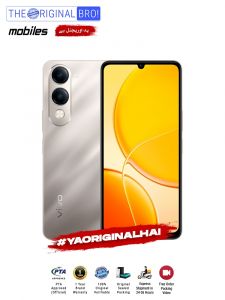 Vivo Y04 - 4GB RAM - 128GB Storage - PTA Approved - 12 Months Warranty - Gold - The Original Bro Mobiles - TOB33